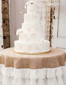 tarta de boda mesa