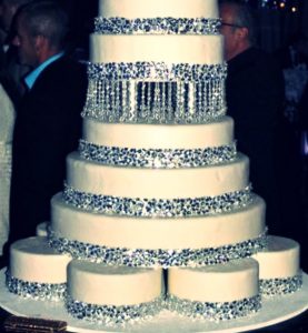 tarta de boda con capas falsas